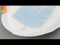 Blue Core Disposable Contoured Breast Pad Bahan Organik Cepat menyebar Cairan