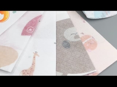 Cetakan Pola Bib Bayi sekali pakai Satu kali menggunakan Kain Non Woven Cute Hock