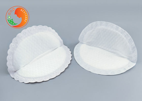 Round Shape Hygiene Disposable Breast Pads High Absorbing Customizable